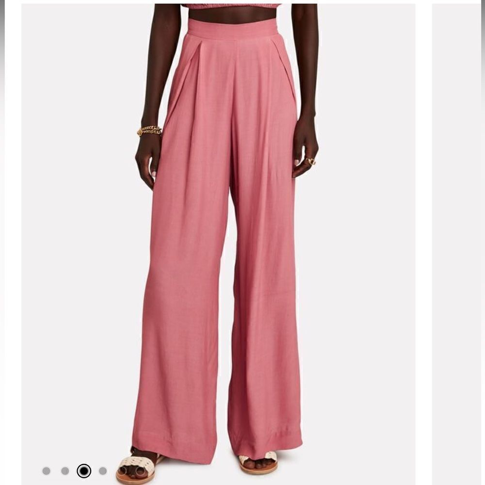 NWT SWF PINK WIDE LEG PLEAT Medium
